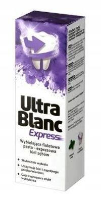 Ultrablanc Express Weißende Violette Zahnpasta, 75ml - Lange Haltbarkeit!