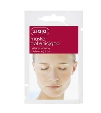 Ziaja Sauerstoffmaske Rote Tonerde - Klärende Gesichtsbehandlung zur Revitalisie