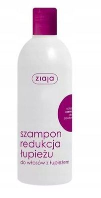 Ziaja Schwarzkohl Anti-Schuppen Shampoo 400ml - Effektive Schuppenbekaempfung und Pfl