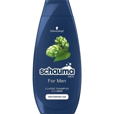 Schauma Maenner Shampoo mit Hopfenextrakt, 400 ml