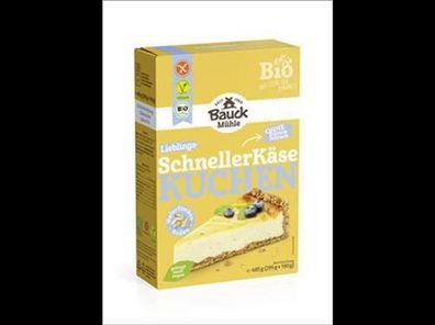 Bauck Mühle 6x Schneller Käsekuchen glutenfrei Bio 485g
