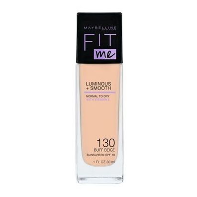 Maybelline Fit Me Luminous + Smooth Foundation Nr. 130 Buff Beige, 30ml - Strahl