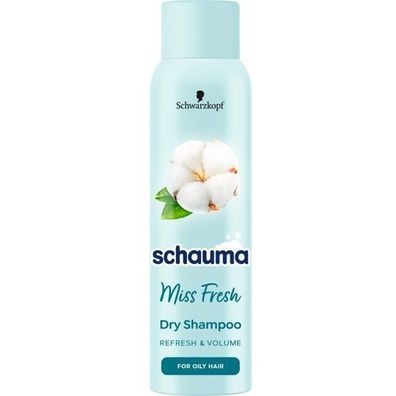 Schauma Frische Miss Trockenshampoo für fettiges Haar, 150 ml