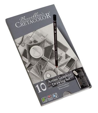 Brevillier Cretacolor Artino Graphite - 10teiliges Graphitset