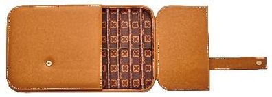 Esterbrook Lederetui "The Nook" für 12 Schreibgeräte in British Tan
