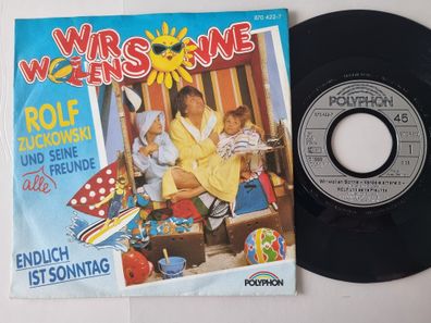 Rolf Zuckowski und seine Freunde - Wir wollen Sonne - Verde e amarelo 7'' Vinyl