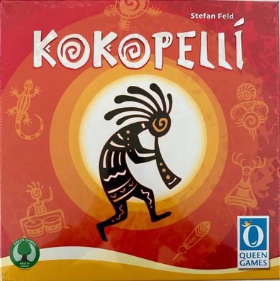Kokopelli Queen Games Familienspiel Kinderspiel Brettspiel Legespiel Kartenspiel