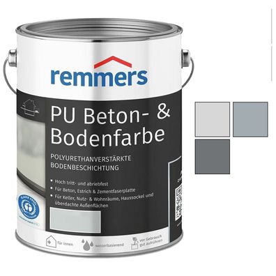 Remmers PU BETON- UND Bodenfarbe 5 LTR Bodenbeschichtung Versiegeln Beton Boden