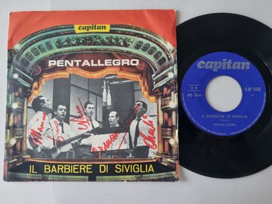 Pentallegro Di Alassio - Il barbiere di Siviglia 7'' Vinyl Italy Signiert