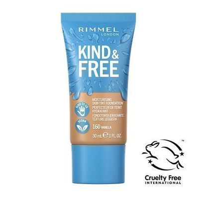 Rimmel Kind & Free Feuchtigkeitsspendende Foundation 160 Vanilla - 30ml