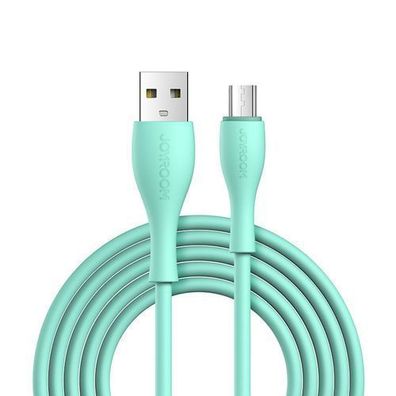 Joyroom USB-Datenkabel S-2030M8, USB-A/micro USB, 3A, 2m, Gruen