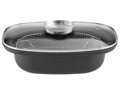 GSW Aromabräter 39x25cm 4l mit Drahteinsatz