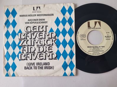 Marius Müller-Westernhagen - Gebt Bayern zurück an die Bayern 7''/ CV Beatles