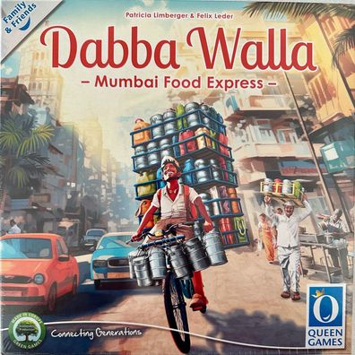Dabba Walla Family & Friends Queen Games Familienspiel Kinderspiel Brettspiel