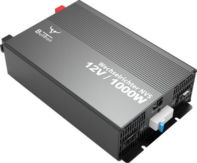 BullTron 1000W Wechselrichter 12V/230V mit Netzvorrangschaltung (NVS)