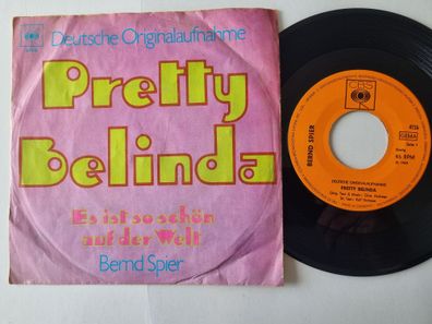 Bernd Spier - Pretty Belinda 7'' Vinyl Germany/ CV Chris Andrews