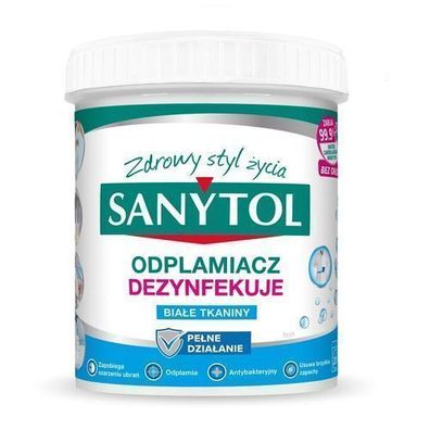 Sanytol Desinfektionswaschmittel fuer weisse Textilien, 450g Pulver
