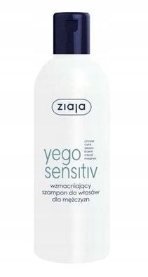 Ziaja Yego Sensitiv Kraeftigendes Shampoo fuer Maenner, 300 ml