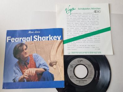 Feargal Sharkey - More Love 7'' Vinyl Germany WITH PROMO FACTS