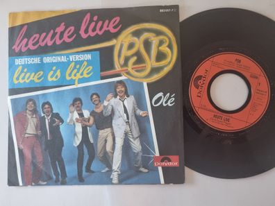 PSB - Heute live 7'' Vinyl Germany/ CV Opus - Live is life