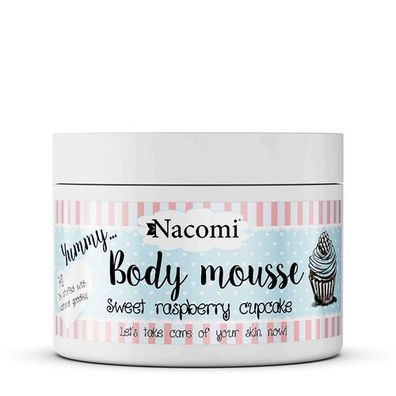 Nacomi Koerpermousse Himbeer-Muffin, 180 ml