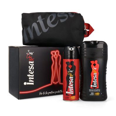 Intesa Geschenkset Ambra D'Arabia Deo, Duschgel & Travel Bag