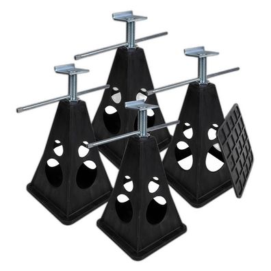 13,26EUR/1kg Kunststoff Stützbock 4er Set max. 750kg, Stabilisierung für Caravan und