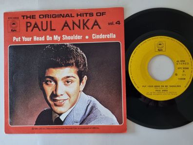 Paul Anka - Put your head on my shoulder/ Cinderella 7'' Vinyl Benelux
