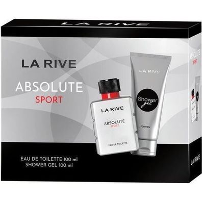 La Rive Absolute Sport Herren Eau de Toilette 100ml + Duschgel 100ml Set