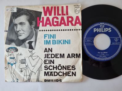 Willy/ Willi Hagara - Fini Im Bikini 7'' Vinyl Germany