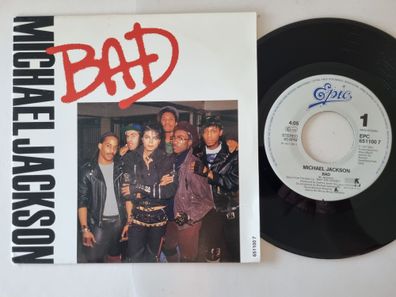 Michael Jackson - Bad 7'' Vinyl Holland