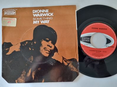 Dionne Warwick - Something/ My way 7'' Vinyl France/ CV Beatles/ Frank Sinatra