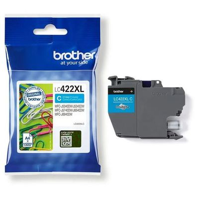 Original Brother LC-422XL / LC-422XLC Tinte cyan