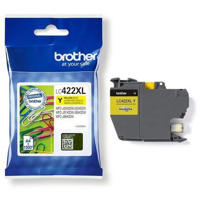 Original Brother LC-422XL / LC-422XLY Tinte gelb