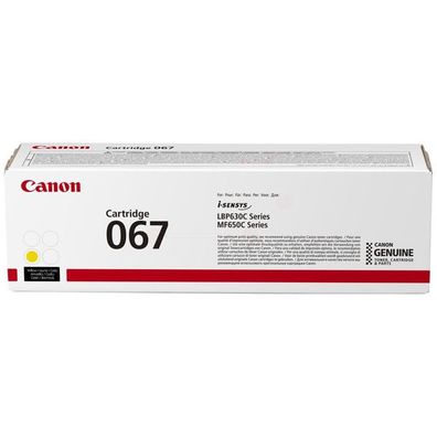 Original Canon 067 / 5099C002 Toner gelb