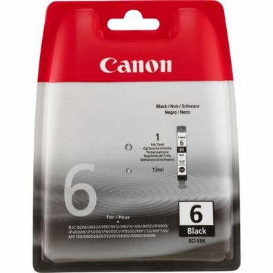 Original Canon BCI-6 BK / 4705A002 Tinte schwarz