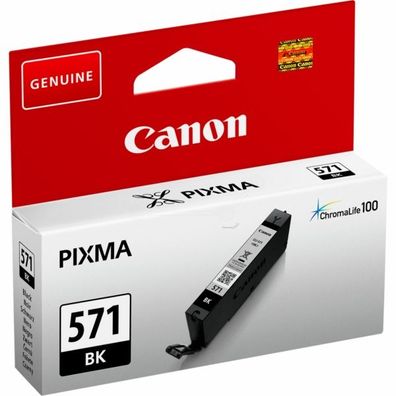 Original Canon CLI-571 BK / 0385C001 Tinte schwarz