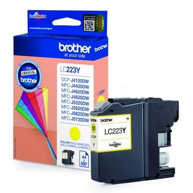 Original Brother LC-223Y / LC-223YBPDR Tinte gelb