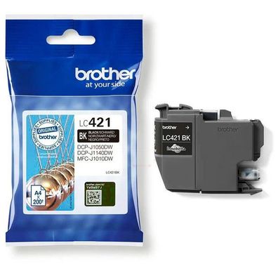 Original Brother LC-421 / LC-421BK Tinte schwarz