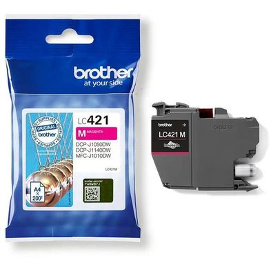 Original Brother LC-421 / LC-421M Tinte magenta