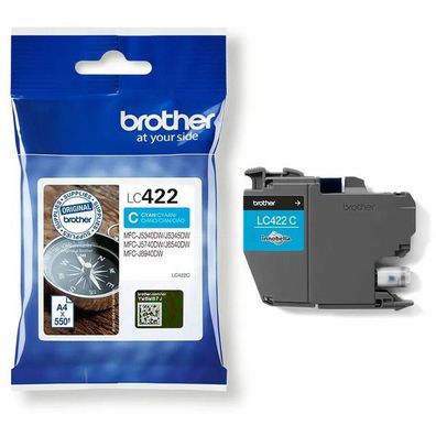 Original Brother LC-422 / LC-422C Tinte cyan