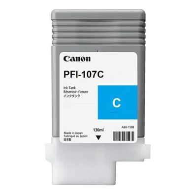 Original Canon PFI-107 C / 6706B001 Tinte cyan