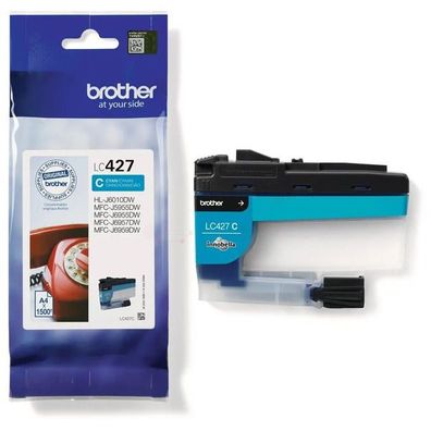 Original Brother LC-427 / LC-427C Tinte cyan