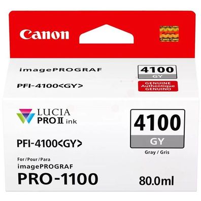 Original Canon PFI-4100GY / 6783C001 Tinte grau