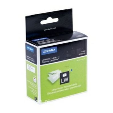 Original Dymo S0722520 / 11352 Etiketten weiß (25 x 54mm, 500 Stück)