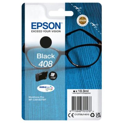 Original Epson 408 / T09J1 / C13T09J14010 Tinte schwarz