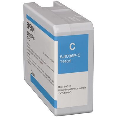 Original Epson SJIC-36-P-C / C13T44C240 Tinte cyan