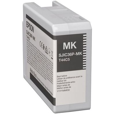 Original Epson SJIC-36-P-MK / T44C5 / C13T44C540 Tinte matt schwarz