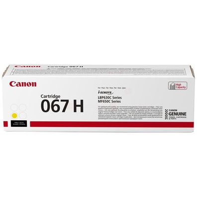 Original Canon 067H / 5103C002 Toner gelb
