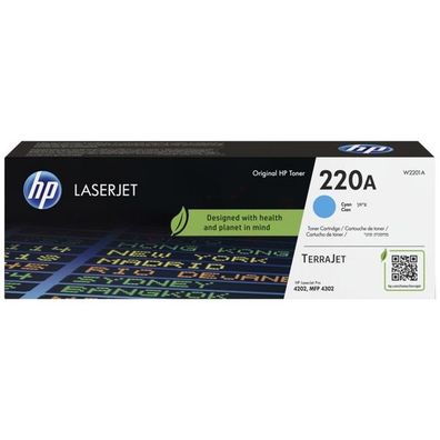 Original HP 220A / W2201A Toner cyan